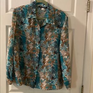 Floral Patterned Women's Top